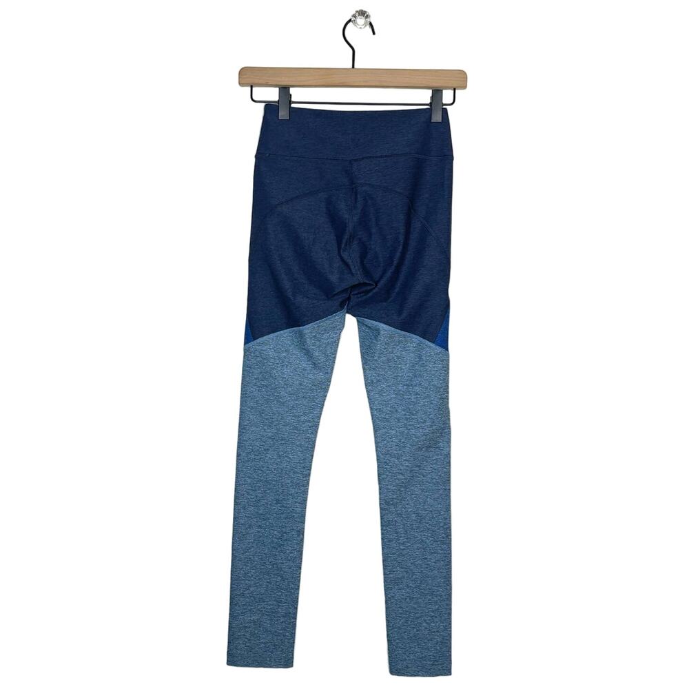 Outdoor Voices 7/8 Leggings Womens Size XS Navy Blue Mist Tri-Color Activewear - Picture 3 of 9
